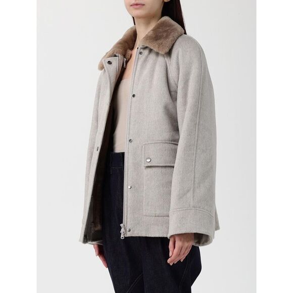 Brunello Cucinelli Coat Woman Beige - Picture 4 of 4